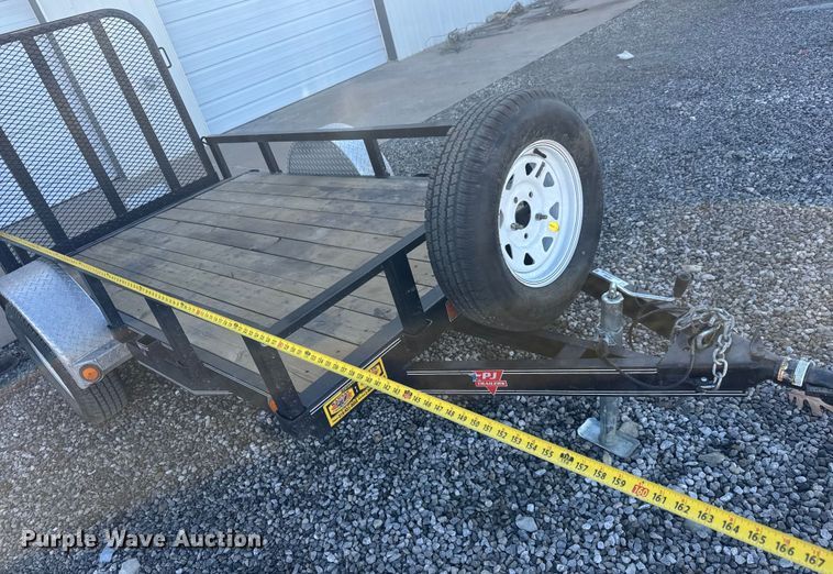 image for item EQ1089 2016 PJ 6010 utility trailer
