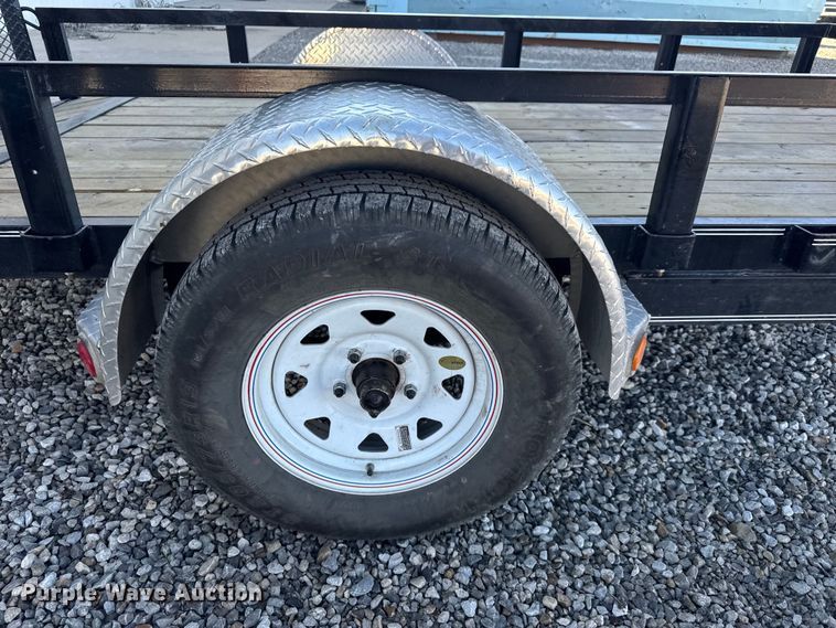 image for item EQ1089 2016 PJ 6010 utility trailer