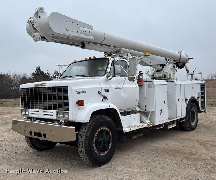 image for item EQ1132 1987 GMC C7000 bucket truck