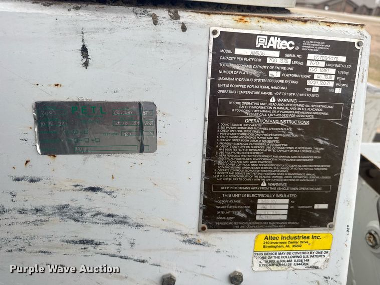 image for item EQ1218 2008 International WorkStar 7300 bucket truck