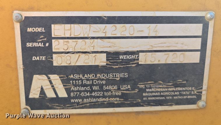 image for item EQ6746 Ashland  EHDW-4220-14 off-set disk