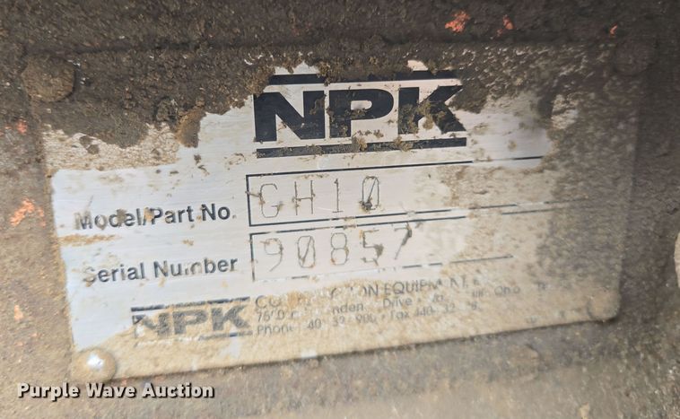 image for item EQ6764 NPK GH-10 breaker