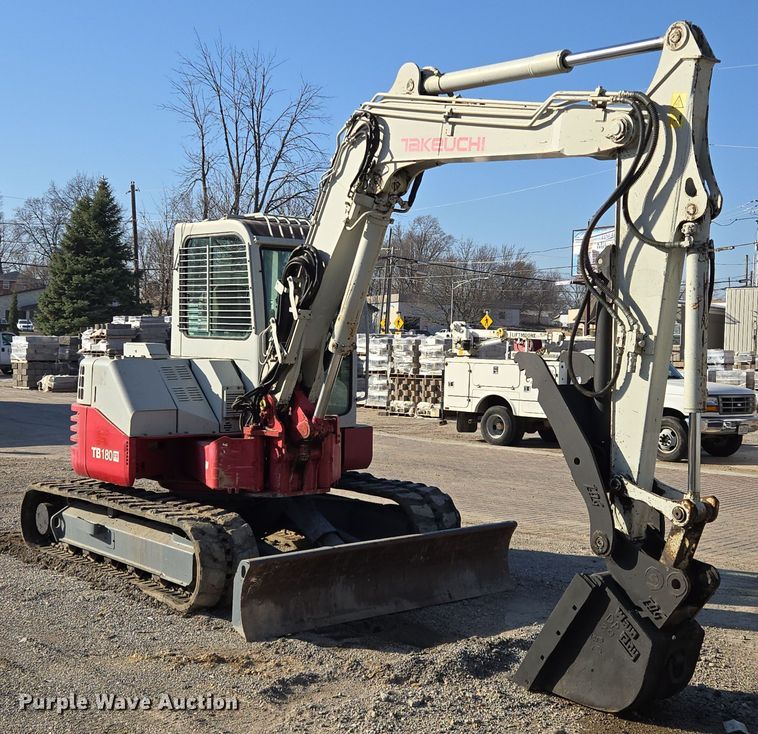 image for item EQ6835 2011 Takeuchi TB180FR mini excavator