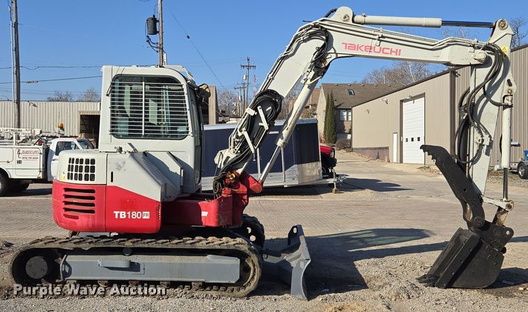 image for item EQ6835 2011 Takeuchi TB180FR mini excavator