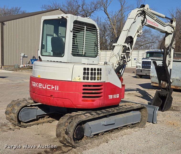 image for item EQ6835 2011 Takeuchi TB180FR mini excavator