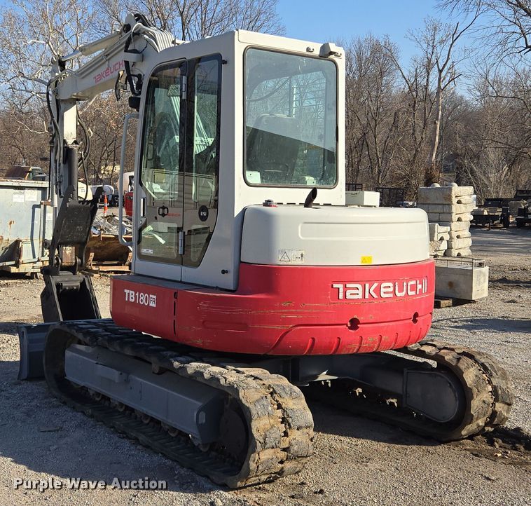 image for item EQ6835 2011 Takeuchi TB180FR mini excavator