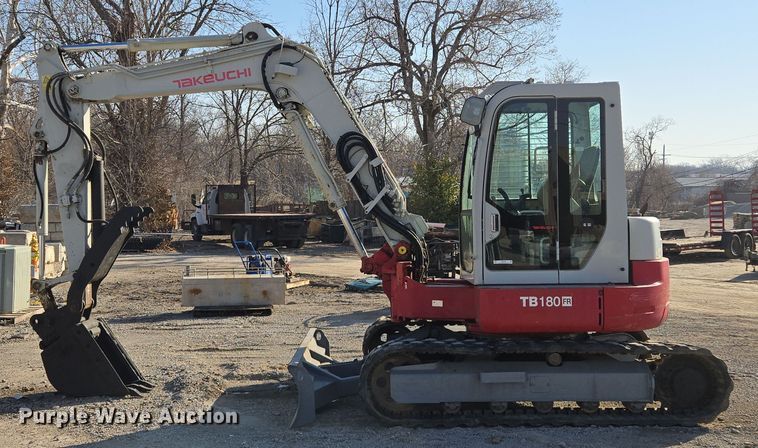 image for item EQ6835 2011 Takeuchi TB180FR mini excavator