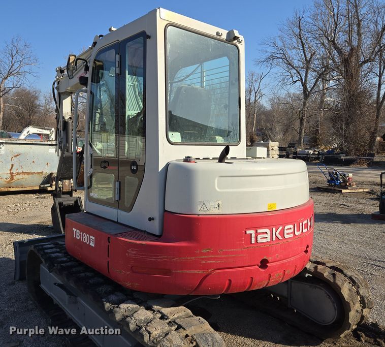 image for item EQ6835 2011 Takeuchi TB180FR mini excavator