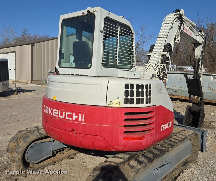 image for item EQ6835 2011 Takeuchi TB180FR mini excavator