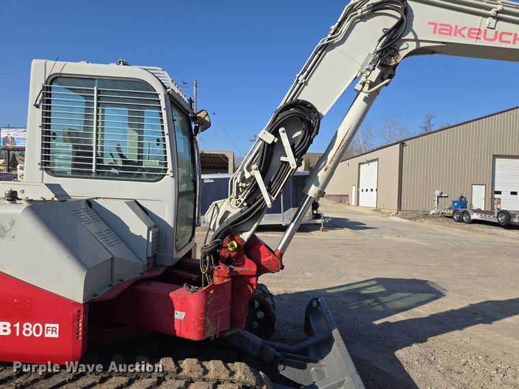 image for item EQ6835 2011 Takeuchi TB180FR mini excavator