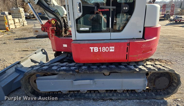 image for item EQ6835 2011 Takeuchi TB180FR mini excavator