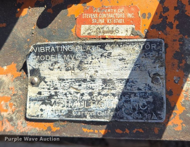 image for item EQ6840 (2) plate compactors