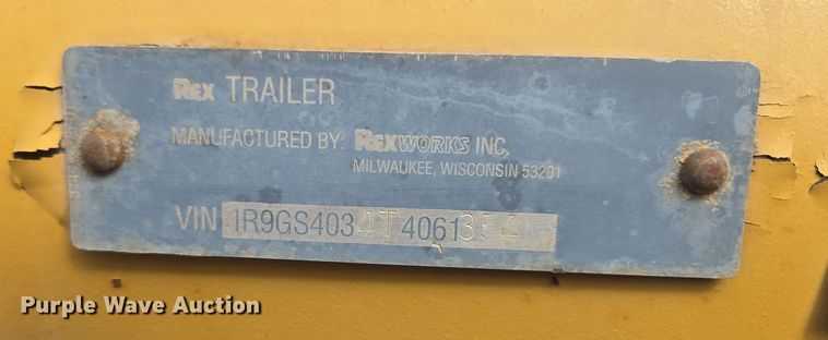 image for item ER5185 1997 Rexworks Maxigrind 460G crusher