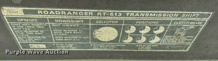 image for item LD9376 1997 Ford LT8000 dump flatbed truck