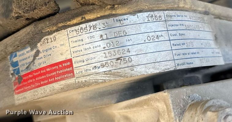 image for item LD9376 1997 Ford LT8000 dump flatbed truck