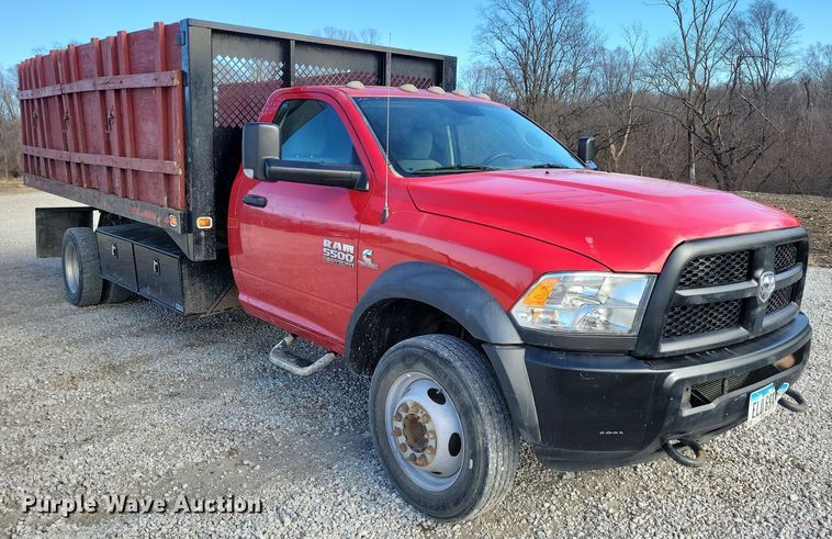 image for item NB9801 2016 Dodge Ram 5500 dump flatbed truck