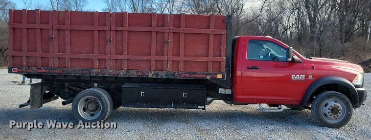 image for item NB9801 2016 Dodge Ram 5500 dump flatbed truck