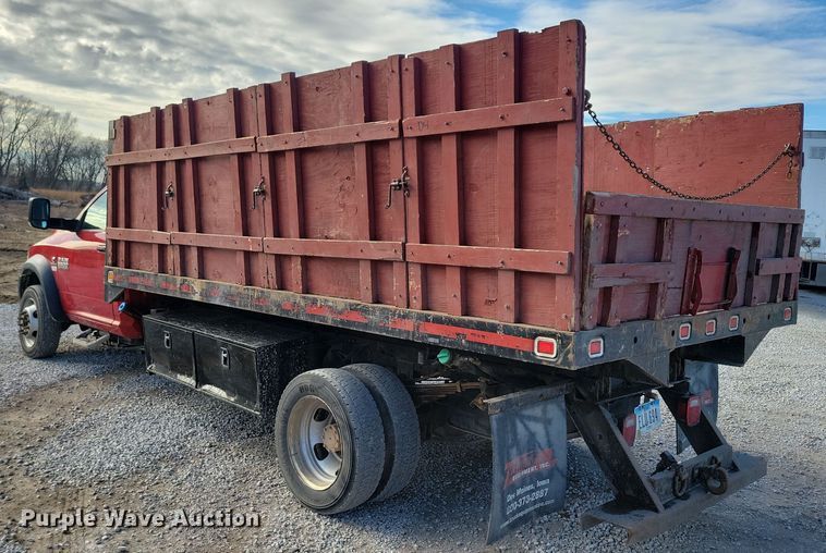 image for item NB9801 2016 Dodge Ram 5500 dump flatbed truck