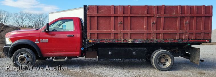 image for item NB9801 2016 Dodge Ram 5500 dump flatbed truck