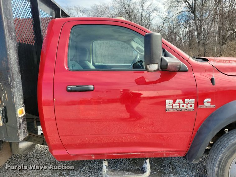 image for item NB9801 2016 Dodge Ram 5500 dump flatbed truck
