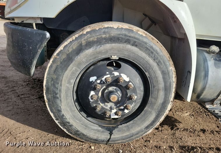 image for item NB9889 2014 International  Dura Star 4300 dump flatbed truck