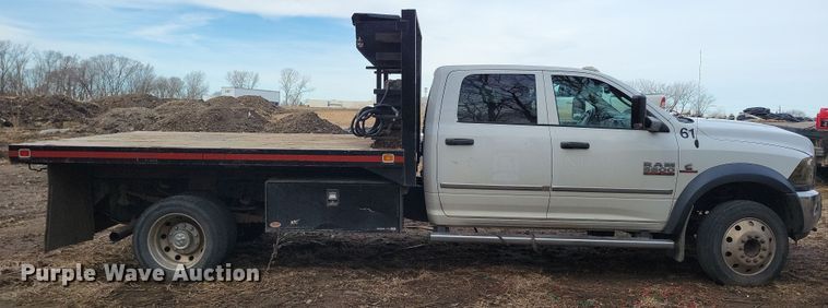 image for item NB9890 2015 Dodge Ram 5500 Crew Cab dump flatbed truck