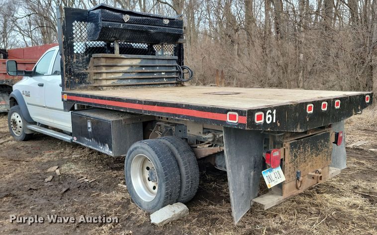 image for item NB9890 2015 Dodge Ram 5500 Crew Cab dump flatbed truck