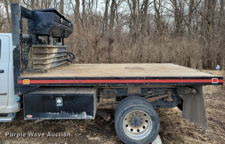 image for item NB9890 2015 Dodge Ram 5500 Crew Cab dump flatbed truck