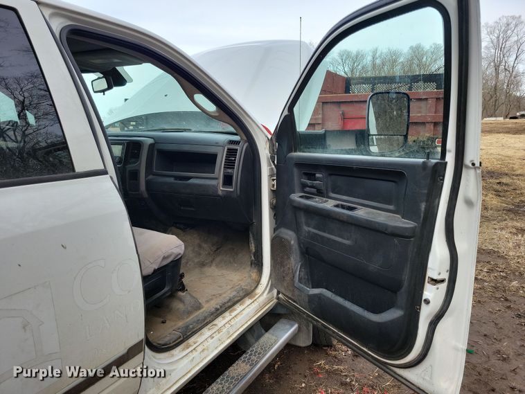 image for item NB9890 2015 Dodge Ram 5500 Crew Cab dump flatbed truck