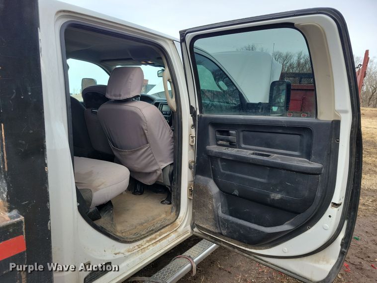 image for item NB9890 2015 Dodge Ram 5500 Crew Cab dump flatbed truck