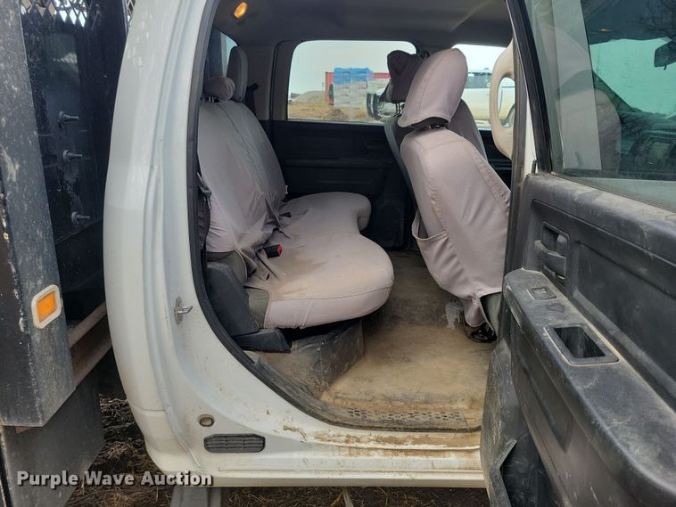 image for item NB9890 2015 Dodge Ram 5500 Crew Cab dump flatbed truck