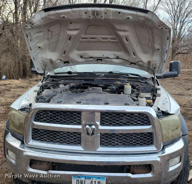 image for item NB9890 2015 Dodge Ram 5500 Crew Cab dump flatbed truck