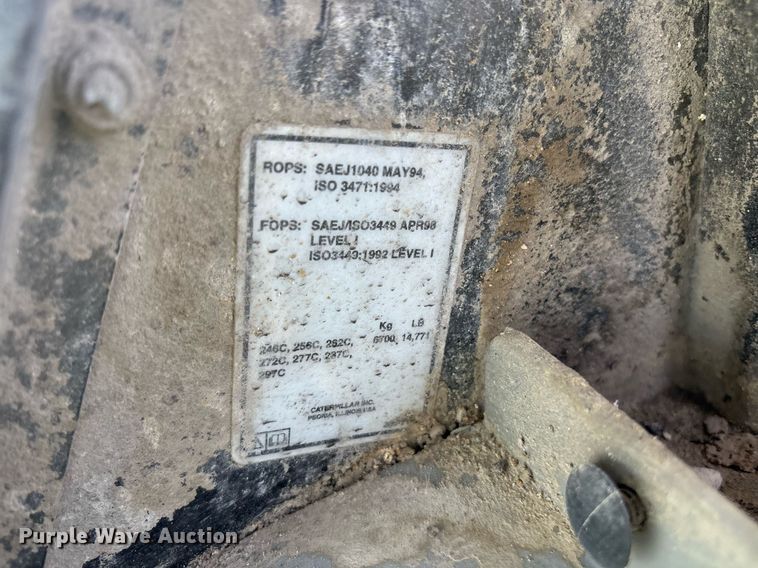 image for item OB9456 2014 Caterpillar 272D skid steer loader