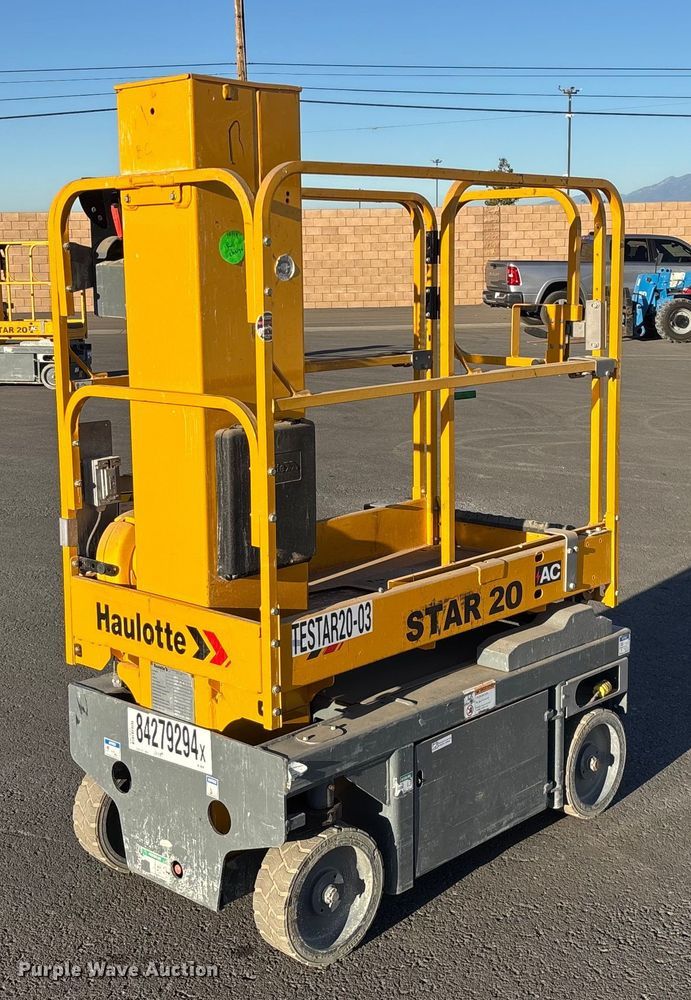 image for item YA0189 2019 Haulotte Star 20 AC E vertical lift