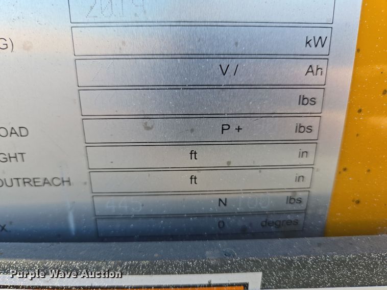 image for item YA0194 2019 Haulotte Star 20 AC E vertical lift