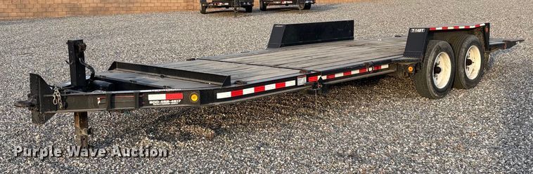 image for item YA0253 2021 Monroe Towmaster T-14DT tilt deck equipment trailer