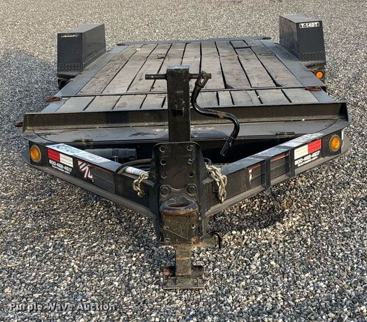 image for item YA0253 2021 Monroe Towmaster T-14DT tilt deck equipment trailer