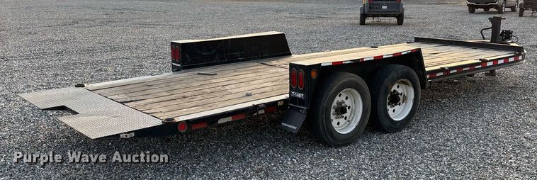 image for item YA0253 2021 Monroe Towmaster T-14DT tilt deck equipment trailer