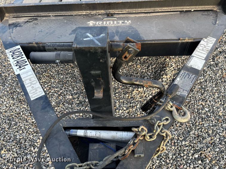 image for item YA0253 2021 Monroe Towmaster T-14DT tilt deck equipment trailer