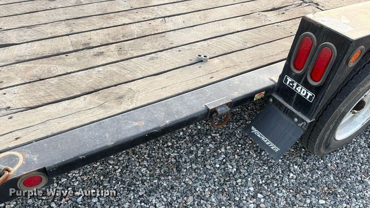 image for item YA0253 2021 Monroe Towmaster T-14DT tilt deck equipment trailer