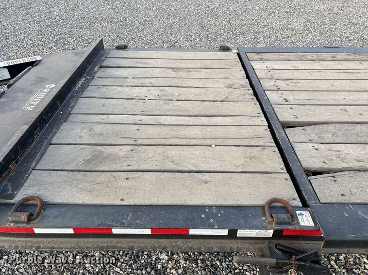 image for item YA0253 2021 Monroe Towmaster T-14DT tilt deck equipment trailer