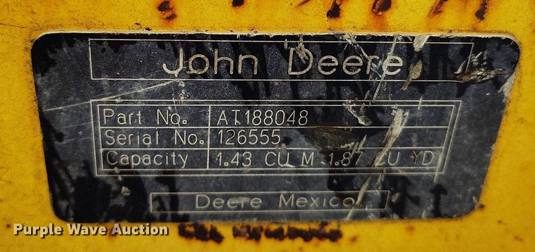 image for item YA0340 2004 John Deere  710G backhoe