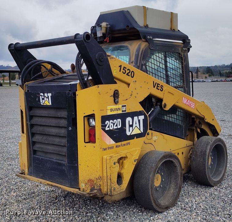 image for item YA0341 2017 Caterpillar 262D skid steer loader