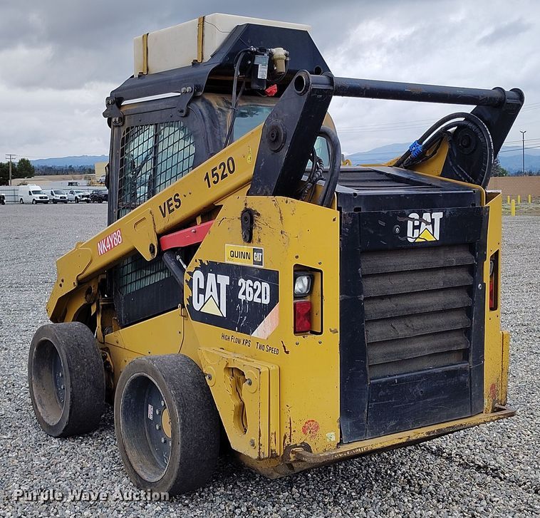 image for item YA0341 2017 Caterpillar 262D skid steer loader