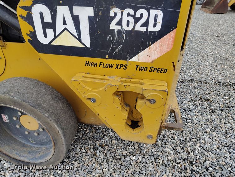image for item YA0341 2017 Caterpillar 262D skid steer loader