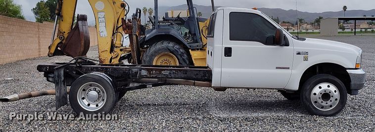 image for item YA0344 2003 Ford F550 Super Duty XL truck cab and chassis