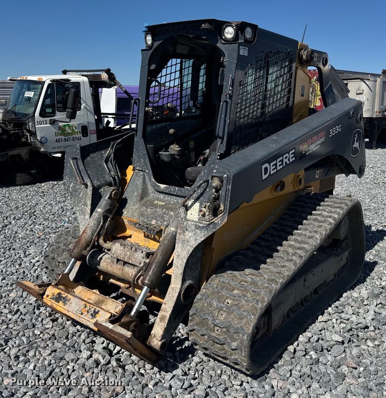 image for item YA0347 2020 John Deere 333G tracked skid steer loader