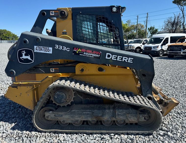 image for item YA0347 2020 John Deere 333G tracked skid steer loader