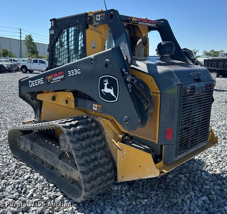 image for item YA0347 2020 John Deere 333G tracked skid steer loader