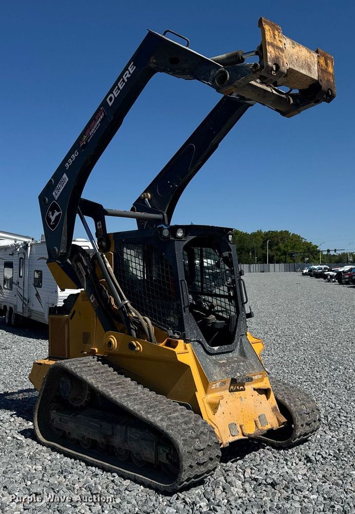 image for item YA0347 2020 John Deere 333G tracked skid steer loader